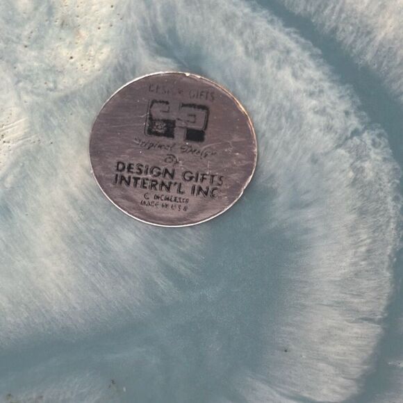 Vintage Blue Butterfly Soapstone Octagon Trinket Box Design Gifts International - Picture 9 of 9